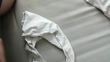 Preview 2 of Old Whom - 20 year old man wanks in real pants