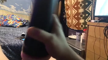 Preview 2 of Teen Friend Homemade - Zigzagman710 Leaks cum all over his own cock and useing a fleshlight