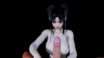 Preview 1 of Boy With A Boy - 3D big boobs college slut wearing sexy lingerie cheating with big cock