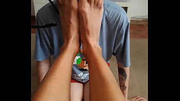 Preview 2 of Kam Sutra By Rekha - real sesion con perro dog  feet fetish foot slave dogtraining