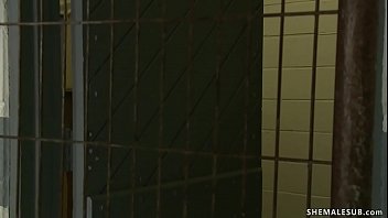Preview 2 of Xxxvideos Free Download - Corupted TS cop anal fucks prisoner