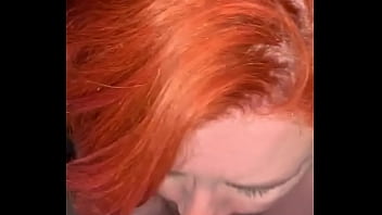 Preview 2 of Forced To Lap Dance - Red head Walmart employee sucks married man