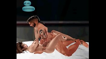 Preview 1 of Clevage Nipple Candid - Horny IMVU stud YannisV4 fucks big ass Indian chick