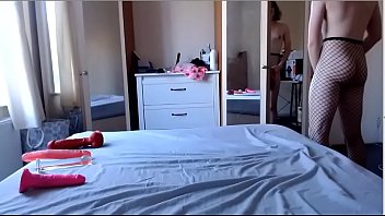 Preview 4 of Animalxnxx Videodwonlod - Cute British Tranny dildo  fucks ass