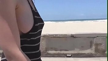 Preview 4 of Barizzer Com - Exhibitionist Girl Shows Boobs And Pussy At The Beach