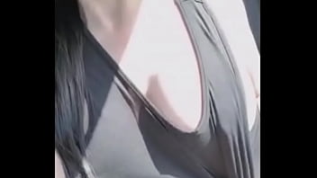 Preview 2 of Arab Sweet Sex - Hot Pinay Vlogger Boobs Teasing on Car  Nalilibugan habang nasa byahe - AsianPinay