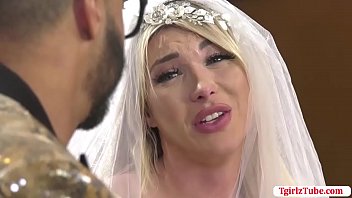 Preview 2 of Nxxxx Horse And Girl - TS Aubrey does Honeymoon after a wedding