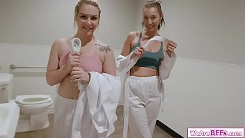 Preview 1 of Mom Bek Son - Blonde facesits bff while gf gets fucked