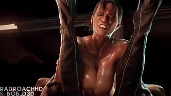 Preview 4 of Soa Girl - ada wong gets throatfucked and creampied