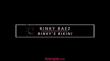 Preview 1 of Hindian Octrs - Karups - Horny Latina Binky Beaz Toys Twat Pool Side.