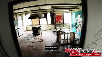 Preview 1 of Skodeng Tumblr - Today,  the MILF Hunter fucks skinny MILF Vicky Hundt in an abandoned building &amp_ shoots his cum on her face (FULL SCENE)! I banged this MILF from milfhunter24.com!