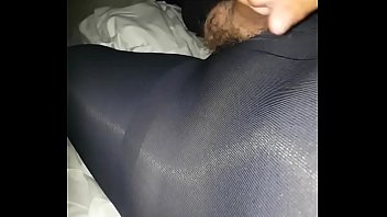 Preview 3 of Ayedha Takia - pantyhose handjob and blowjob