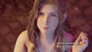 Preview 1 of Raven Smith - ff7 remake Aerith handjob