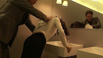 Preview 1 of Switzerland Srre - Tax Collector Ava Courcelles into sex in toilet by a pervert Ian Scott - soft