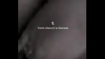Preview 4 of Dog Video Xxxci - VIDEO LLAMADA CON YEIMI PUTA BADOO 19 A&Ntilde_OS