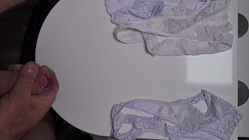 Preview 2 of Eat Her Own Pussy Cream - Cumming with dirty knickers