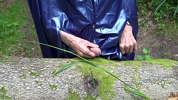 Preview 2 of Bangladesh Singer Old Xbideocom - Latexmantel im Wald ist geil