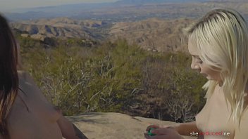 Preview 2 of Broken Seal Sex Hd Videos - She Seduced Me: Nature Lesbians 03 - Isabel Moon &amp_ Chloe Temple