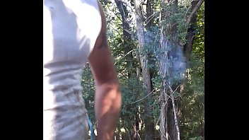 Preview 4 of Sexxyi Vedio - Smoking,  stroking huge cock,  big dick,  tight shirt,  dirty
