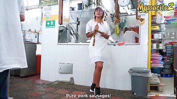 Preview 1 of School Girl Toilet Korea - MAMACITAZ - #Camila Santos - Lucky Guys Are Hooking Up With A Super Hot Colombian MILF