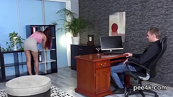 Preview 1 of Xxxghe Phim - Striking centerfold gets her spread vagina complete of warm piss and bursts