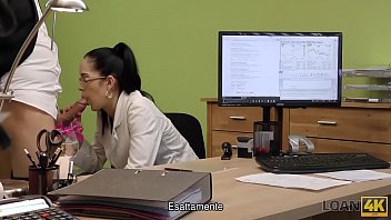 Preview 3 of U Fucked Her - LOAN4K. Impressionante ragazza rocknroll viene inchiodata per il prestito necessario