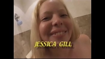 Preview 1 of Gigi Rivera Gangbang - Young blonde opens her mouth wide to get cumload finale