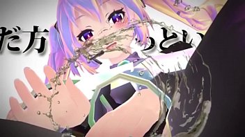 Preview 3 of Luna Rival Bbc - VOCALOID Hatsune MIKU song &quot_I wanna d. MIKU&#039_s pee.&quot_ MMD