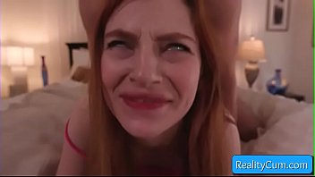 Preview 2 of Piernudas En Minifalda Solas - Sexy slut blonde cheating wife Aaliyah Love fucked hard from behind and takes a big load of cum on her butt