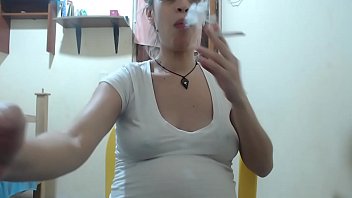 Preview 2 of Leah Gotti Pissing - Pregnant Rita smoking