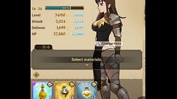 Preview 4 of Cheating Step Mom And Son - 7 Deadly Sins Grand Cross - Green &quot_Creation&quot_ Fighter Diane Level Up Portrait Animation
