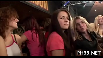 Preview 2 of Best Livecams - Gangbang wild patty at night club