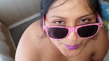 Preview 1 of Lesboan Step Sit - Huge cumshot over my tits