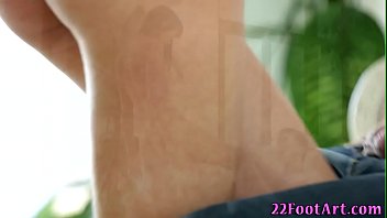 Preview 3 of Thieves Porno - Kinky foot fetish brunette riding dick