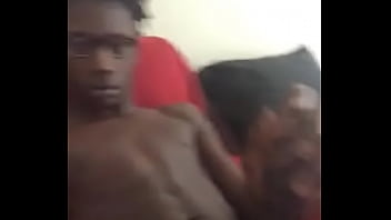 Preview 1 of Stepson Face Sitting - Jerking off