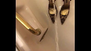 Preview 3 of Katrina Porn Sex India - pissing PRADA shoes