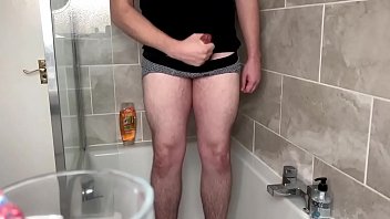 Preview 3 of Plamber Nalfiting And Mom Fuks - Lubed Wank in the Shower Room