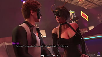 Preview 1 of Wife Hosbang Sex - Horny Stepmom Is Caught Fucking Her Stepson in Public! Threesome! - 3D Hentai Animated Porn - Life in Santa County