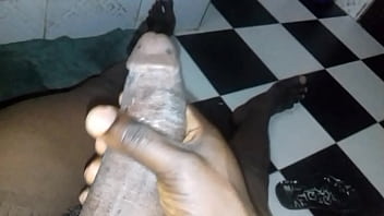 Preview 3 of Son Dring Mom Rep Movie - Watch me stroking my big black dick
