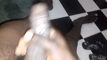 Preview 1 of Son Dring Mom Rep Movie - Watch me stroking my big black dick