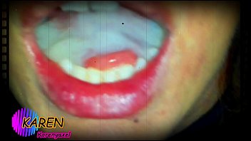 Preview 4 of Nikki Bella Xxx Video - karen jugando con mas semen en la boca (SLOW MOTION)