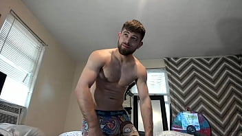 Preview 2 of Turbo 8 - Straight guy sucks on dildo and plays with ass