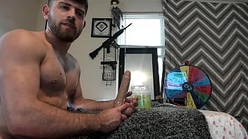 Preview 4 of Turbo 8 - Straight guy sucks on dildo and plays with ass