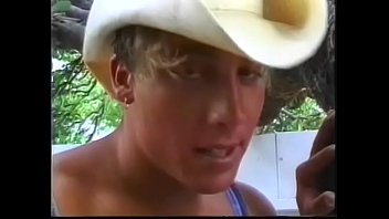 Preview 1 of Brother And Sister I Dare You - Darkhaired body queen Tanner Reeves proposed handsome Muscle Mary gardener Cort Stevens to play his trombone