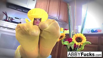 Preview 2 of Paksa Sed - Surreal Kitchen dress up with Abigail and her giant cucumber!