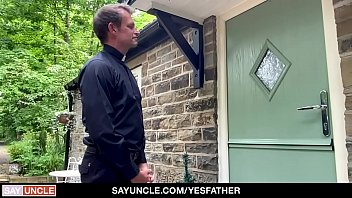 Preview 1 of Pergent Girt Xxx - YesFather - Kendrick Thomas Penetrated By A Catholic Priest