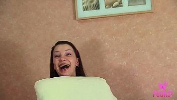 Preview 1 of Anu Sithara Hot Pussy - Cute Brace Faced Teen Vika Mouth &amp_ Pussy Fucked &amp_ Cummed On!