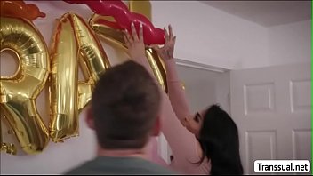 Preview 1 of Hot Nxnn Hd - TS Jane gets anal by her Guybestys cock