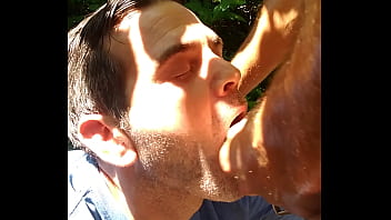 Preview 4 of Hottest Euro - fag takes a load in the woods