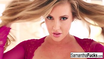 Preview 2 of Bangbros Diperkosa Di Hutan - Samantha satisfies her wet slippery hole